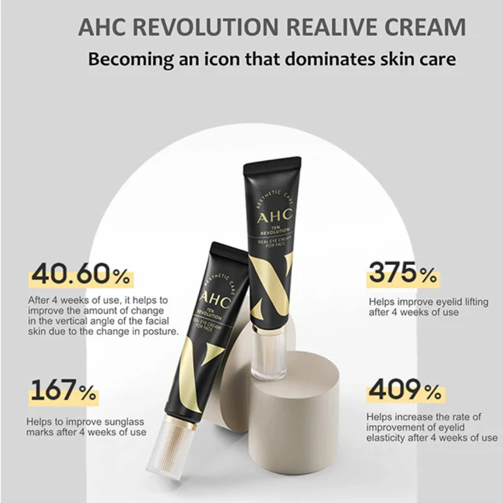 How to Use AHC Ten Revolution Eye Cream - Effective Results