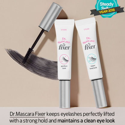 Close-Up of Etude Dr. Mascara Fixer Perfect Lash Mascara Wand