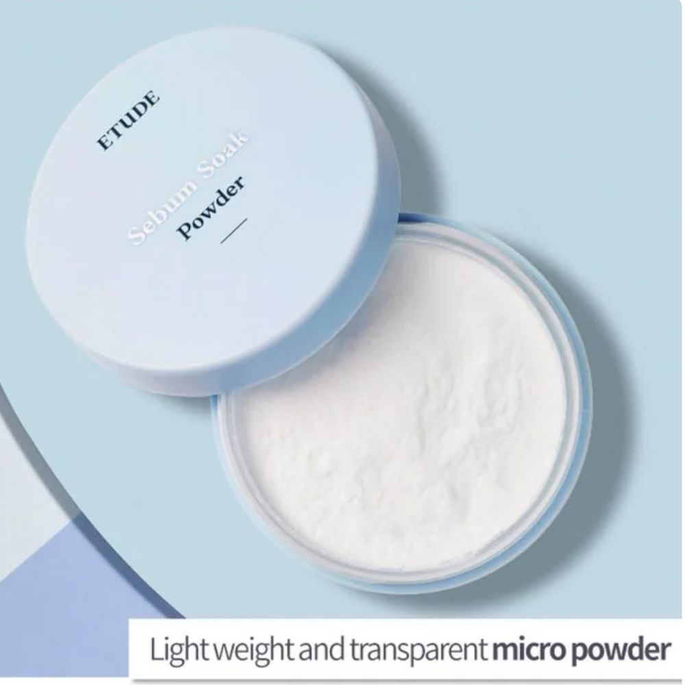 Etude Sebum Soak Powder Texture - Lightweight & Translucent Finish