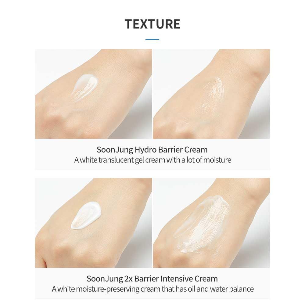 Etude SoonJung Hydro Barrier Cream Texture - Soft & Non-Greasy Formula