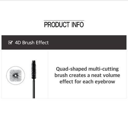 4d Brush Effect Missha 4D Mascara