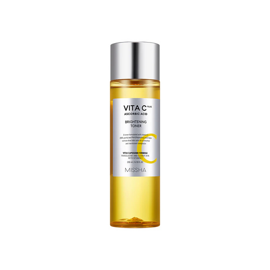 Missha Vita C Plus Brightening Toner 200ml - Vitamin C Face Toner for Radiant Skin