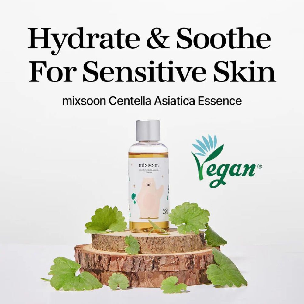 Mixsoon Soondy Centella Asiatica Essence - Ideal for Sensitive & Redness-Prone Skin