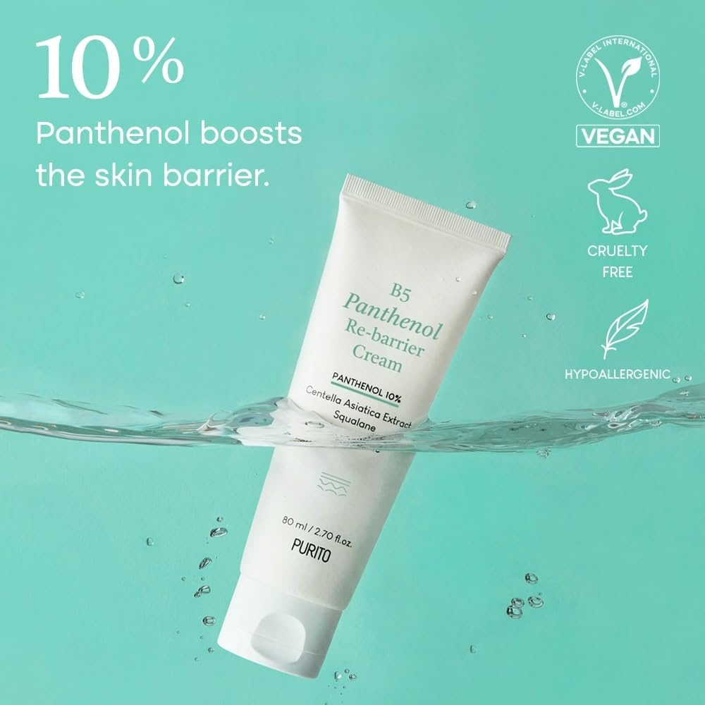 Purito B5 Panthenol Rebarrier Cream - Eco-Friendly Packaging Design