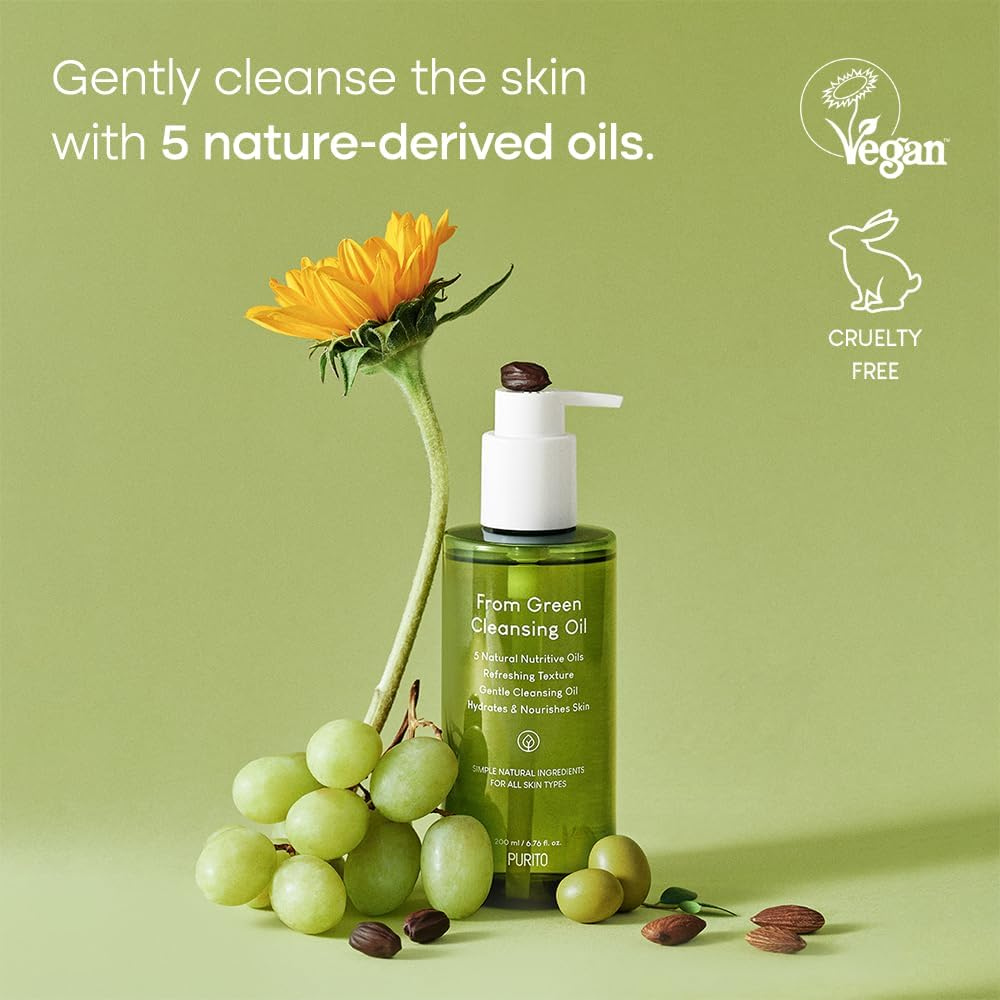 Purito From Green Cleansing Oil - Ingredients & Product Label