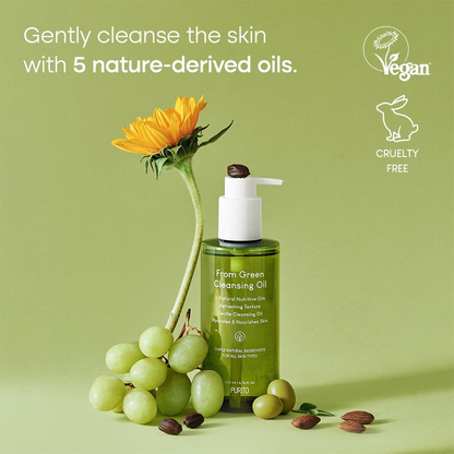 Purito From Green Cleansing Oil - Ingredients & Product Label